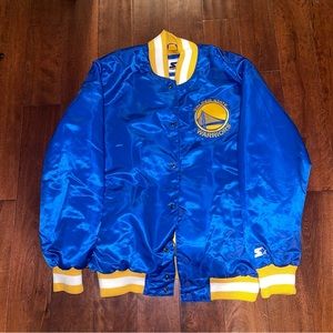 Mens Starter Jacket Warriors
